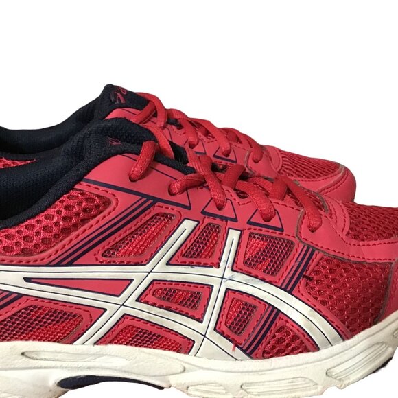 Asics Gel-Contend 4 Sneaker Womens 7 Youth 5.5 Pink White Athletic Running Shoes - Picture 9 of 11